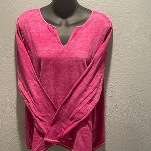 Tommy Bahama Fuchsia Cotton Pullover